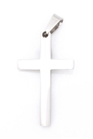 Stainless steel pendant - cross 32 mm