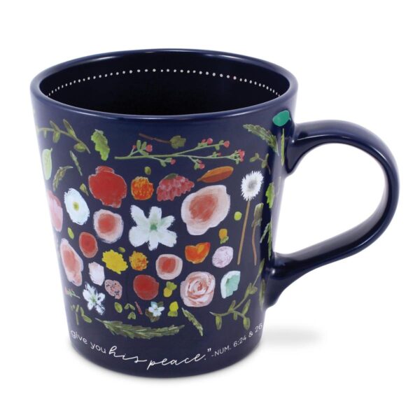 Coffee Mug - Floral - May Lord Bless - 20 Oz - Image 2