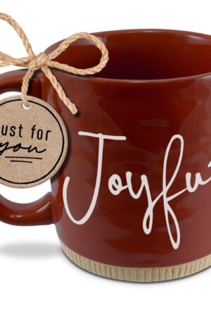 Mug - Powerful Words - Joyful - Red 16 oz
