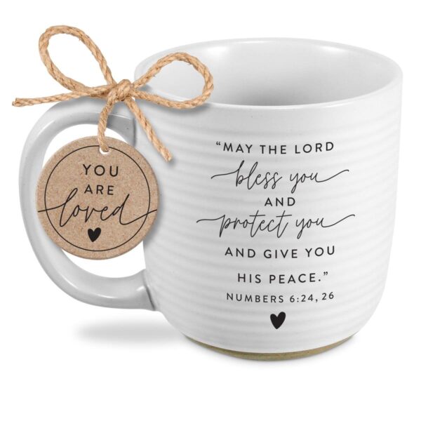 Mug - Hold Onto Hope - Bless You - Textured White 20 oz