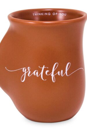 Handwarmer Mug - Grateful - Orange 18 Oz