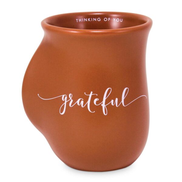 Handwarmer Mug - Grateful - Orange 18 Oz