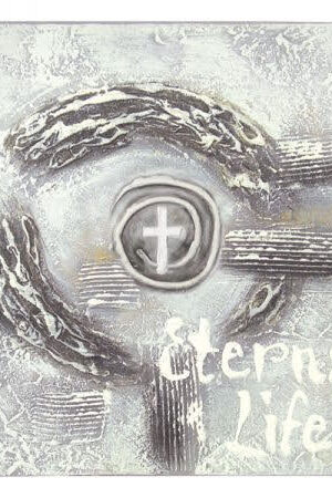 Wall decor - handpainted streched canvas - eternal life