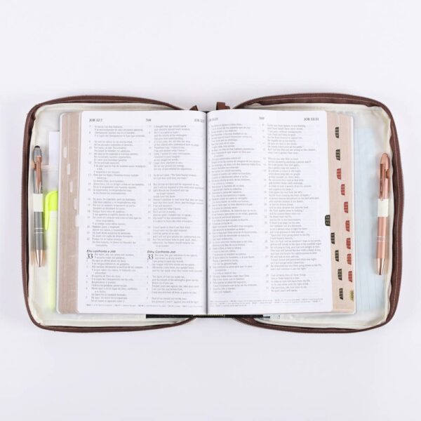 Canvas Bible Cover – Isaiah 40:8 - Wildflowers – Medium - Image 4