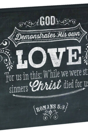 Love - wood block