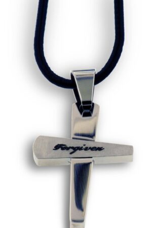 Forgiven Cross Necklace Silver