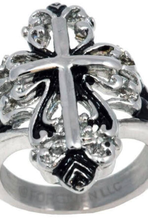 Vintage Cross Ring - size 7