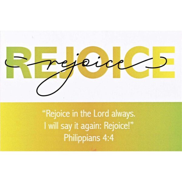 Itty Bitty Card - Rejoice In The Lord
