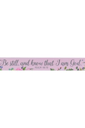 Be Still and Know - Psalm 46:10 - Blush Pink Magnetic Strip