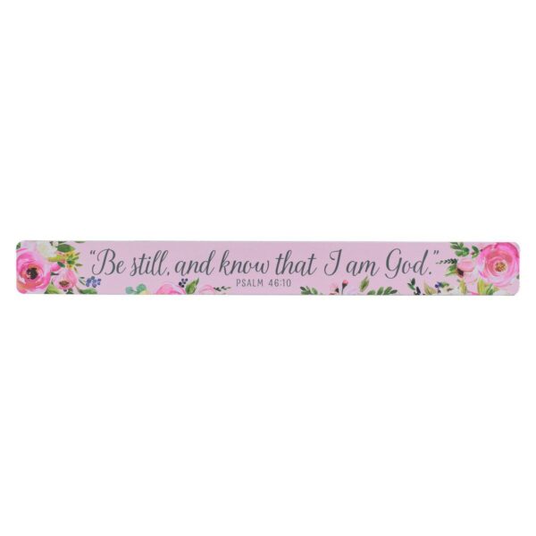 Be Still and Know - Psalm 46:10 - Blush Pink Magnetic Strip