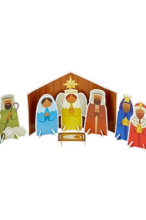 Punch-Out Nativity Scene Set
