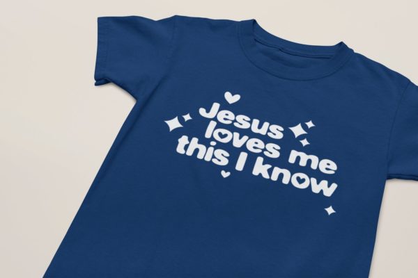 Jesus loves me - børne-t-shirt (unisex) - Image 7