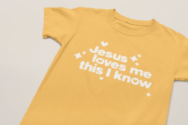 Jesus loves me - børne-t-shirt (unisex) - Image 2