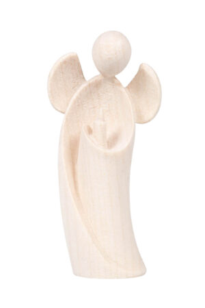 Engel i ahorn med lys - 7,5 cm