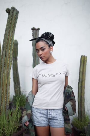 Worship - printed t-shirt (women)